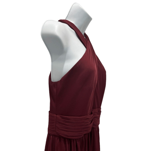 Celebrate DB Studio Full Length Bridesmaid Dress Wine Size 8 Prom Wedding - Picture 6 of 14